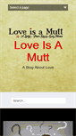 Mobile Screenshot of loveisamutt.com